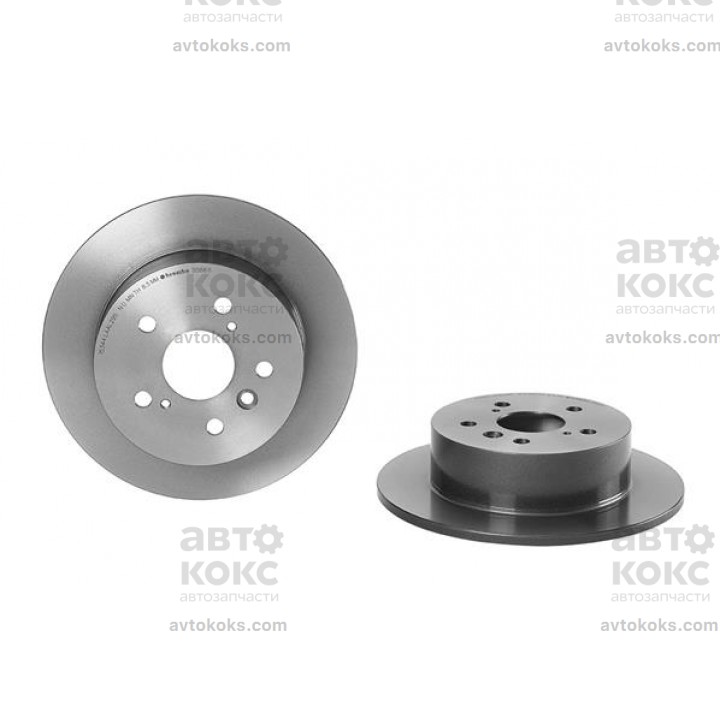 Тормозной диск задний Brembo 08.B566.11 Toyota Camry 2.0 2.4 2.5 3.5