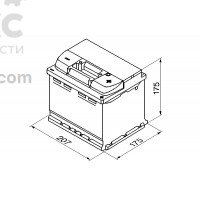 Аккумулятор BOSCH BO 0092S50010 52А 