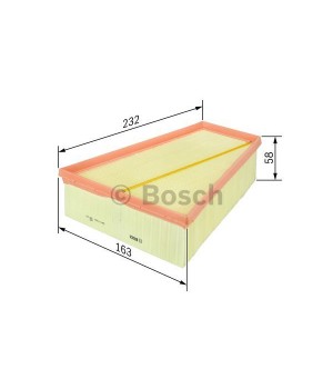 Фильтр воздушный BOSCH F 026 400 126 Nissan Qashqai X-Trail