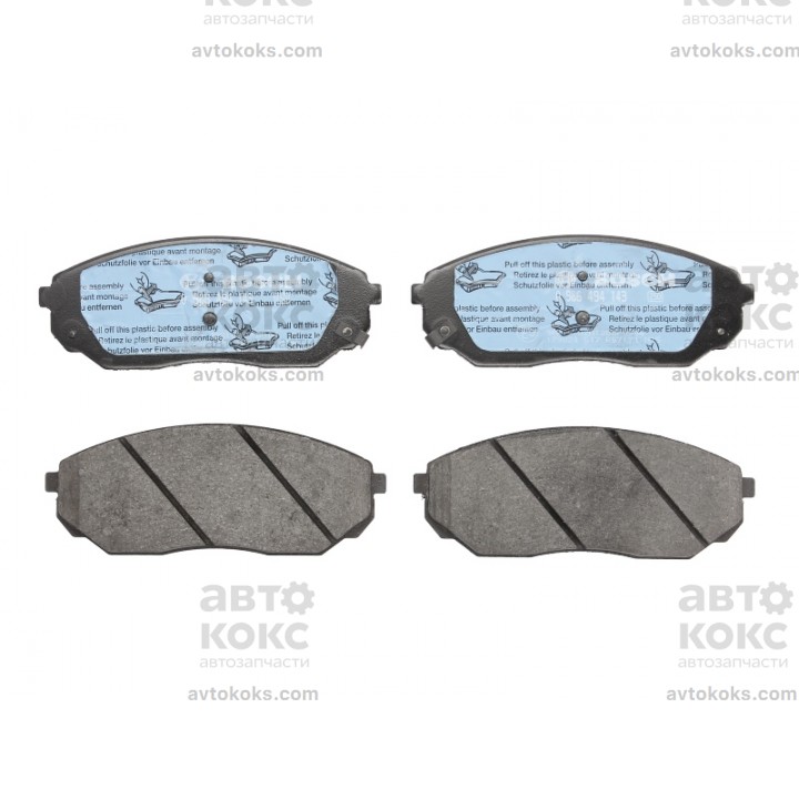 Тормозные колодки передние Bosch 0 986 494 143 KIA Sorento 