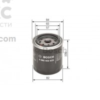Фильтр масляный BOSCH 0 986 452 023 Toyota Camry Nissan Almera Maxima