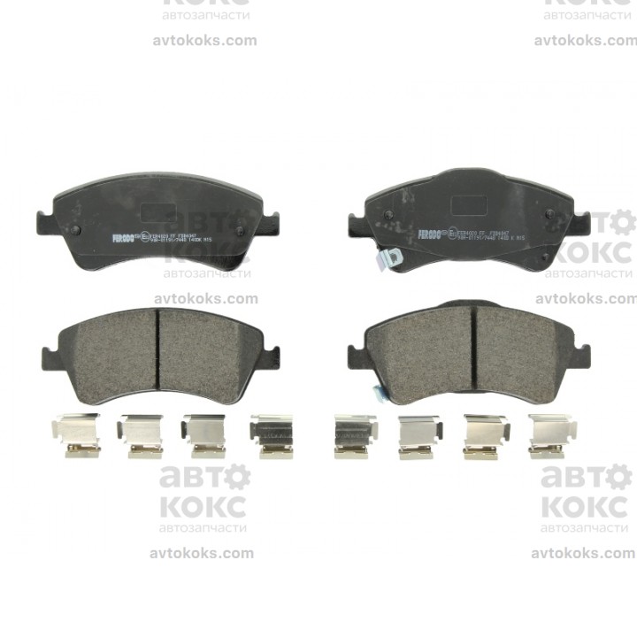 Тормозные колодки передние Ferodo FE FDB4047 Toyota Avensis Corolla 