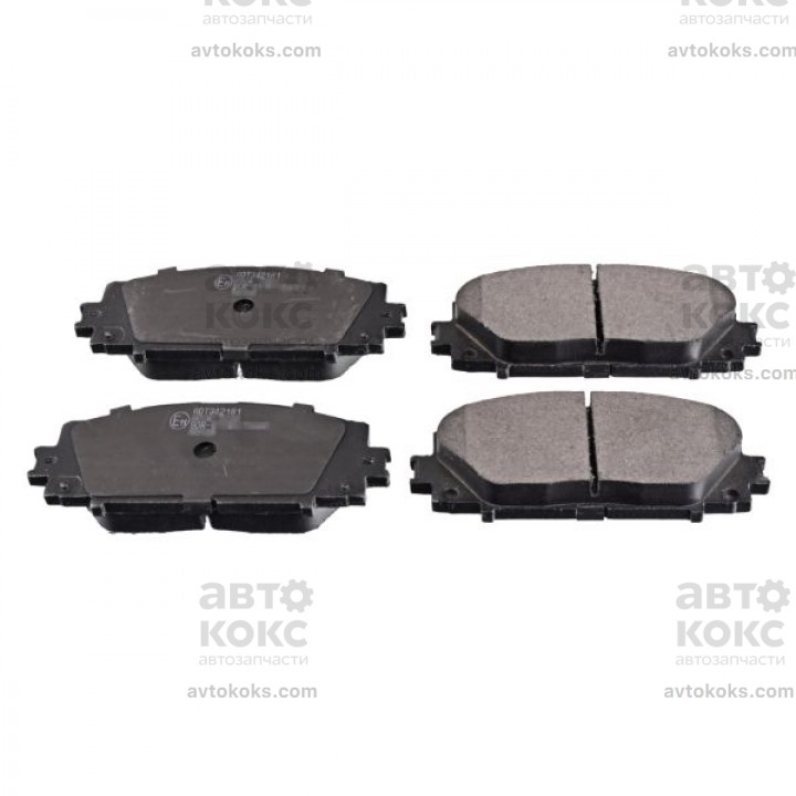 Тормозные колодки передние BLUE PRINT ADT342181 TOYOTA PRIUS YARIS