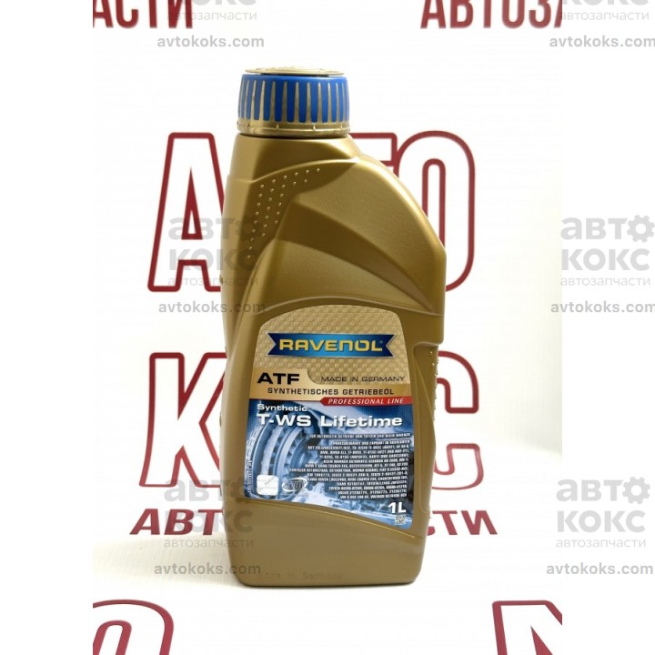 Синтетическое трансмиссионное масло Ravenol ATF T-WS Lifetime 1L.