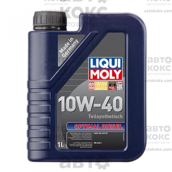 Моторное масло полусинтетическое LIQUI MOLY LQ 3933 OPTIMAL DIESEL SAE 10W-40 1L