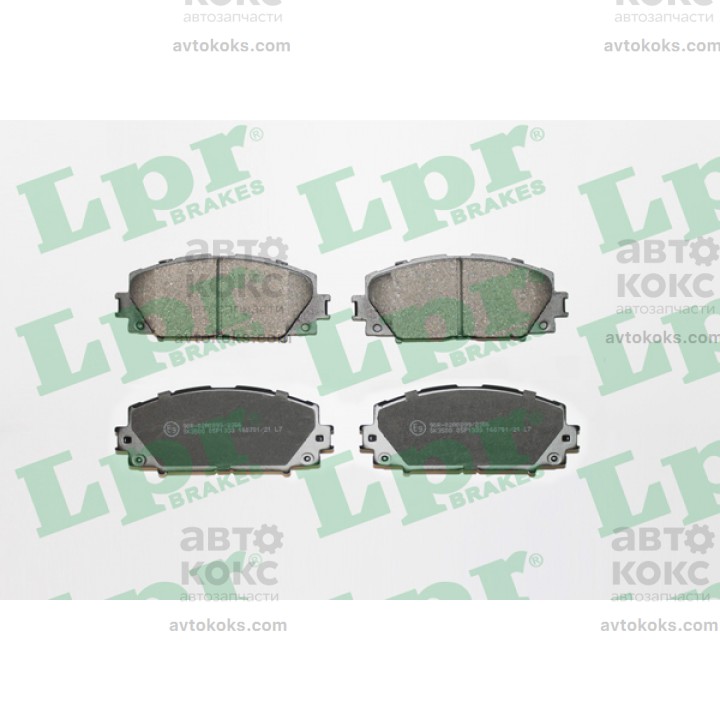 Тормозные колодки передние LPR 05P1333 Toyota Yaris