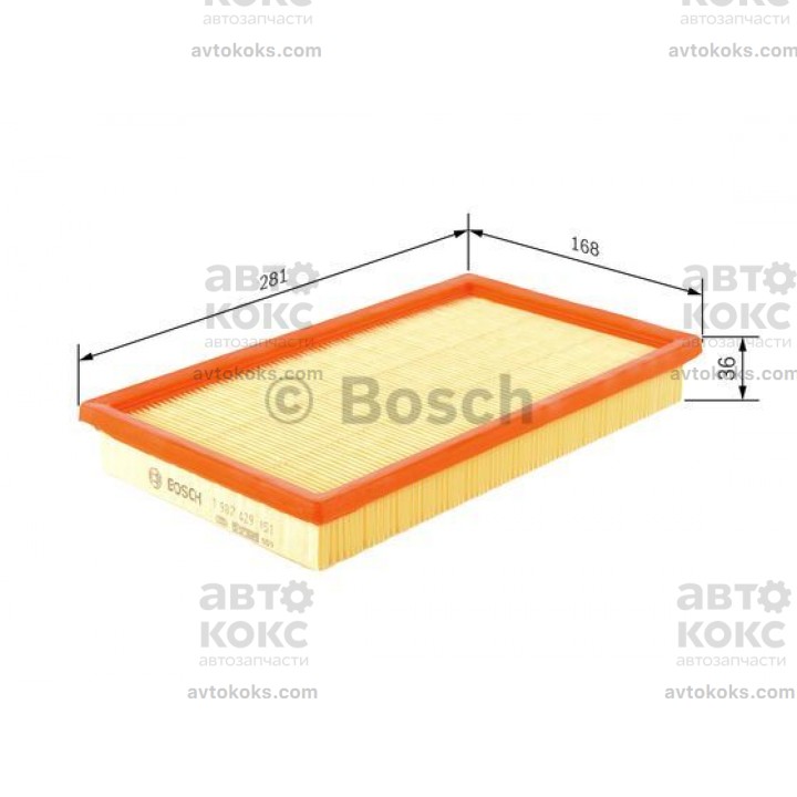 Фильтр воздушный BOSCH 1 987 429 051 Nissan Maxima X-Trail Murano