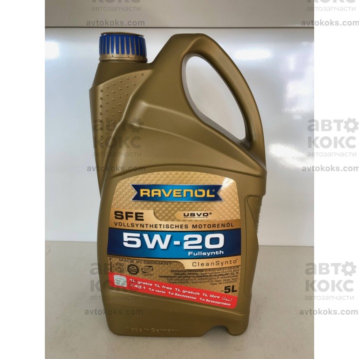 Масло моторное синтетическое Ravenol SFE 5W-20 5L