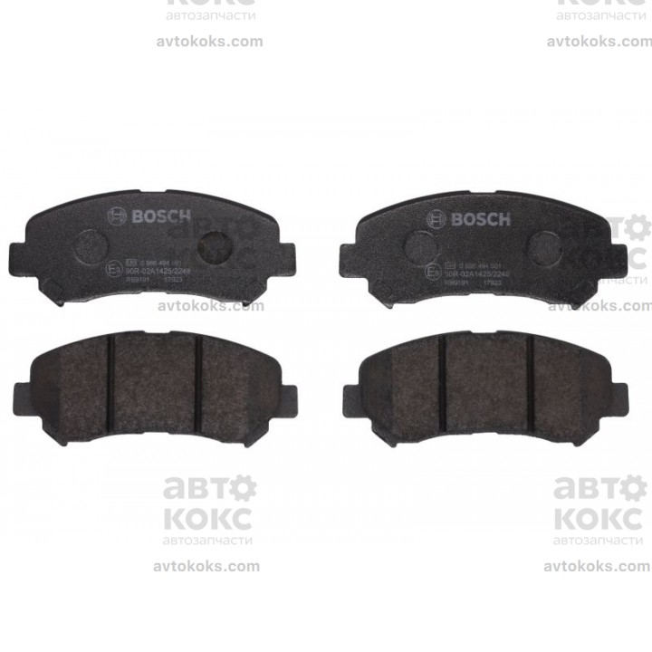 Тормозные колодки передние BOSCH 0 986 494 501 Nissan X-Trail