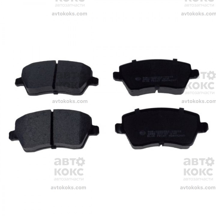 Тормозные колодки передние BLUE PRINT ADN142117 NISSAN MICRA NOTE 