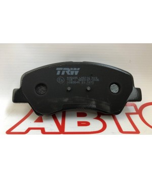 TRW GDB3548 передние тормозные колодки KIA Rio Hyundai Accent 1.0-1.6D