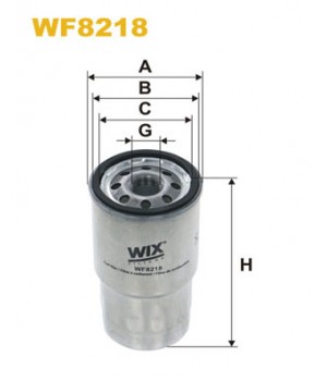 Фильтр топливный WIX WF8218 Toyota Corolla Avensis RAV4 Yaris