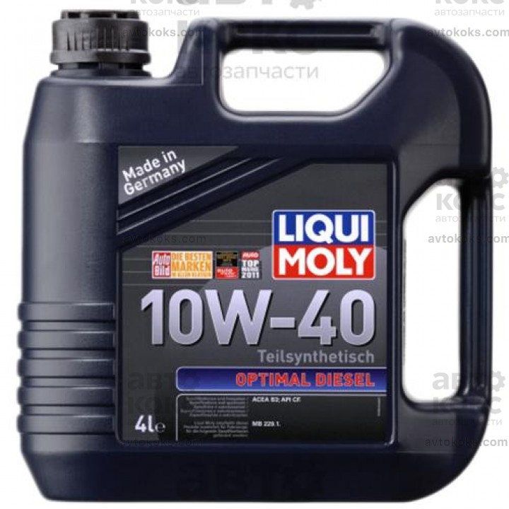 Моторное масло полусинтетическое LIQUI MOLY LQ 3934 OPTIMAL DIESEL SAE 10W-40 4L