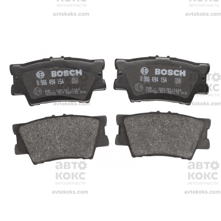 Тормозные колодки задние BOSCH 0986494154 TOYOTA CAMRY RAV 4 