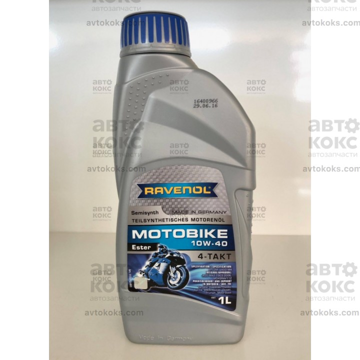 Моторное масло полусинтетическое Ravenol Motobike 10W40 4 Takt 1L