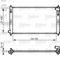 Радиатор охлаждения Valeo VL 735575 Mitsubishi ASX Lancer Outlander
