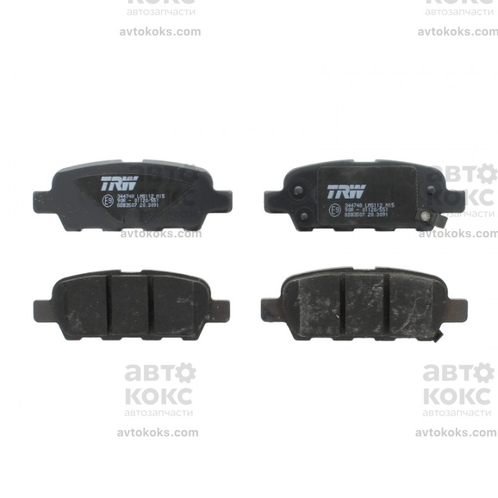 Тормозные колодки задние TRW GDB3507 NISSAN JUKE PATHFINDER MURANO X-TRAIL QASHQAI 