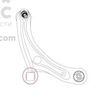 Сайлентблок переднего рычага передний CTR CVKH-41 Hyundai Accent Getz Matrix 