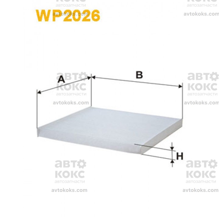 Фильтр салона WIX WP2026 Nissan Micra Note