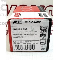 ABE C20304ABE задние тормозные колодки KIA Sorento 2.4-3.5 Cerato 2.0