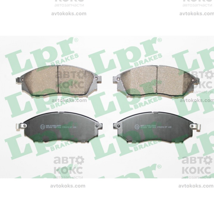 Тормозные колодки передние LPR 05P1406 Nissan Murano Navara Pathfinder Qashqai