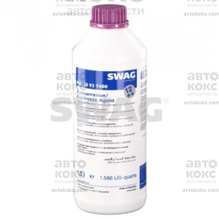 Концентрат антифриза G12++ Swag SW 30937400 сиреневый 1.5L