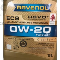 Масло моторное синтетическое Ravenol ECS SAE 0W-20 5L