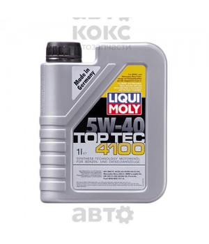 Моторное масло синтетическое LIQUI MOLY LQ 7500 TOP TEC 4100 SAE 5W-40 1L
