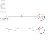 Сайлентблок задней подвески CTR CVKH-47 Hyundai Accent 1.3 1.5 1.6