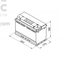 Аккумулятор BOSCH BO 0092S50130 100А  