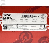 Тормозной диск передний TRW DF4809 Mitsubishi Galant Lancer