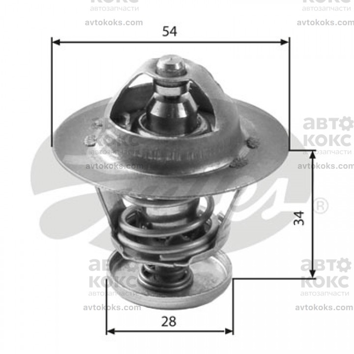 Термостат Gates GT TH26988G1 Toyota Hiace 2.2 2.4 Hilux 2.4
