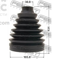 Пыльник наружного ШРУСа Febest FB 0117P-067 Toyota 4Runner 4.7 FJ Cruiser 4.0 Fortuner 2.7 4.0 Hilux 2.5 3.0 Land Cruiser Prado 3.0 4.0