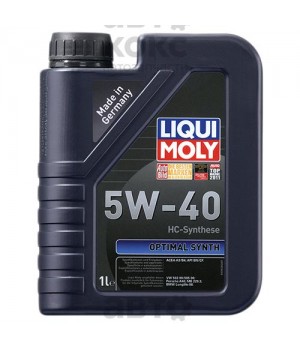Моторное масло синтетическое LIQUI MOLY LQ 3925 OPTIMAL SYNTH SAE 5W-40 1L