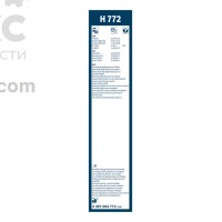 Щетка стеклоочистителя Bosch BO 3397004772