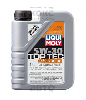 Моторное масло синтетическое LIQUI MOLY LQ 7660 TOP TEC 4200 SAE 5W-30 1L