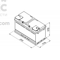 Аккумулятор BOSCH BO 0092S40100 80А 